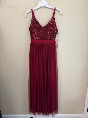 Haute Monde Formal Maxi Dress SzS NWT